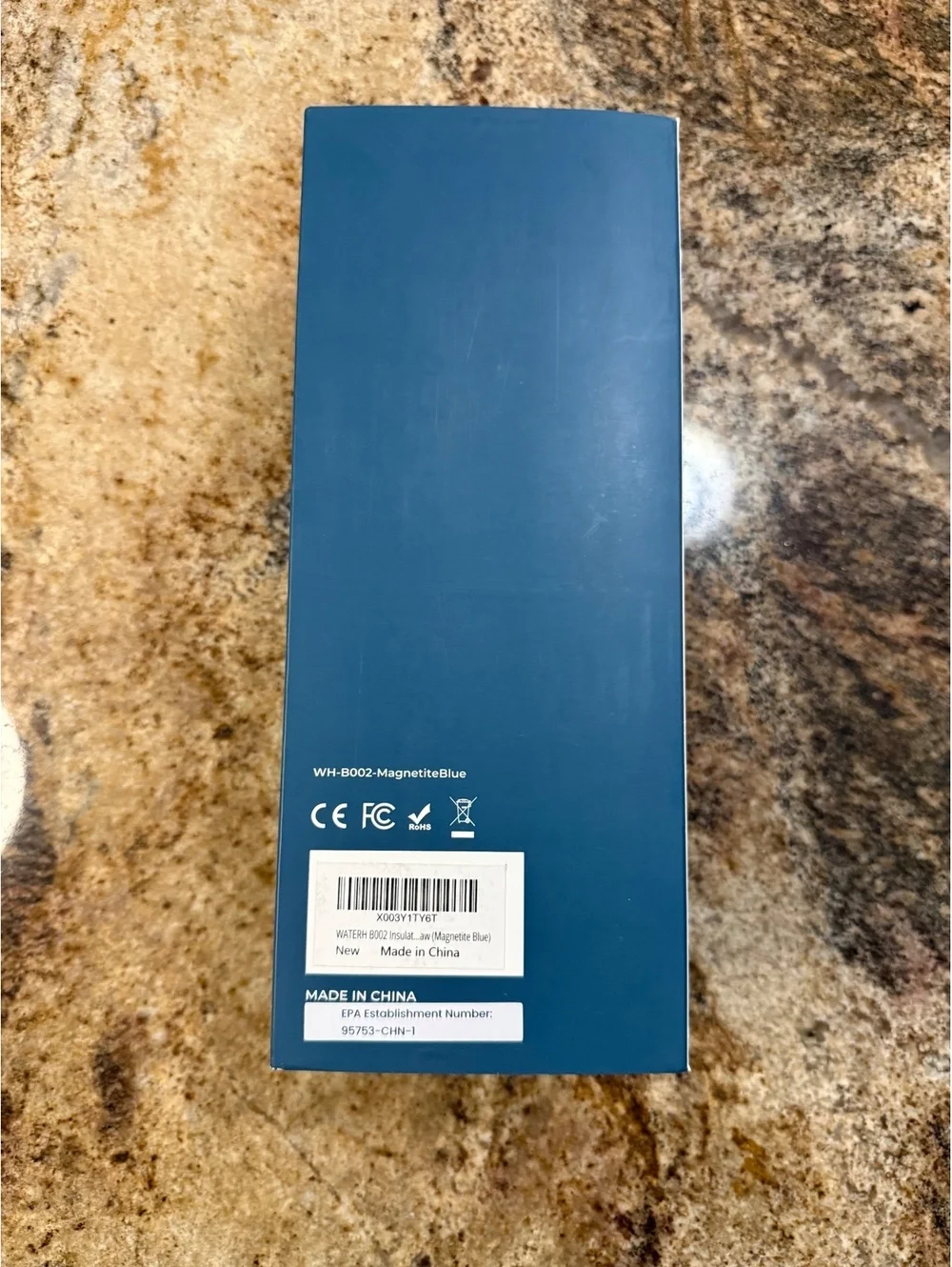 Water H Smart Water Bottle with TDS Sensing and Hydration AI Tech 18 oz